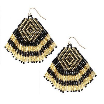 Beetle Stripe Earring