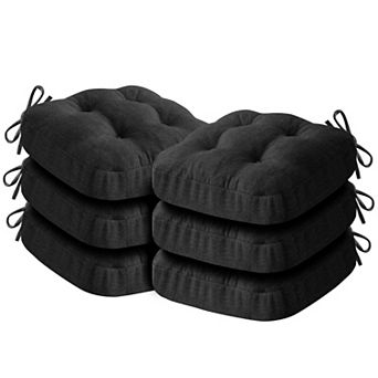 Tufted Chair Cushions with Ties Non Slip Kitchen Pads