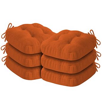 Tufted Chair Cushions with Ties Non Slip Kitchen Pads