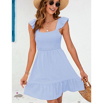 sheer ruffle midi dress Sheer Ruffled Midi Dress -82185