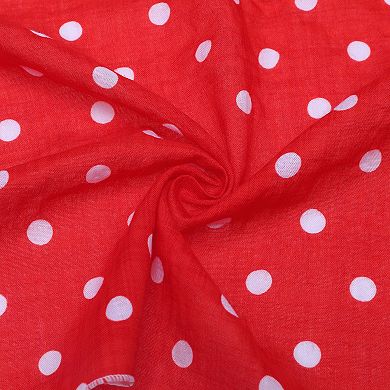 Women's Polka Dots Printed Scarves Retro Small Square Headscarf Neckerchief