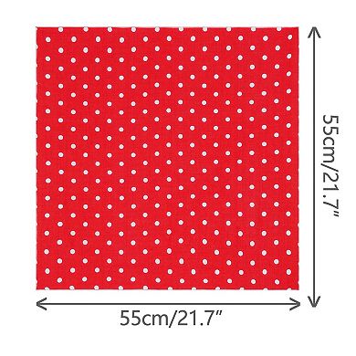 Women's Polka Dots Printed Scarves Retro Small Square Headscarf Neckerchief