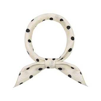 Women's Polka Dots Printed Scarves Retro Small Square Headscarf Neckerchief