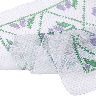 Women's Floral Printed Cotton Blended Scarves Small Square Headscarf Neckerchief