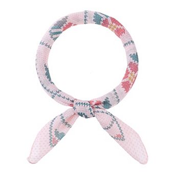 Women's Floral Printed Cotton Blended Scarves Small Square Headscarf Neckerchief