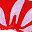 Abstract Flower Red