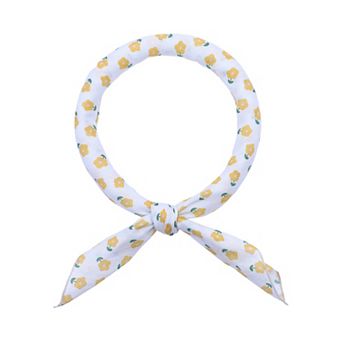 Women's Floral Printed Scarves Small Square Flowers Headscarf Neckerchief