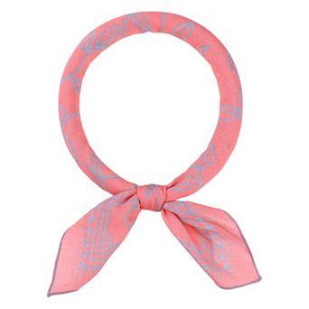 Women's Floral Printed Scarves Small Square Flowers Headscarf Neckerchief