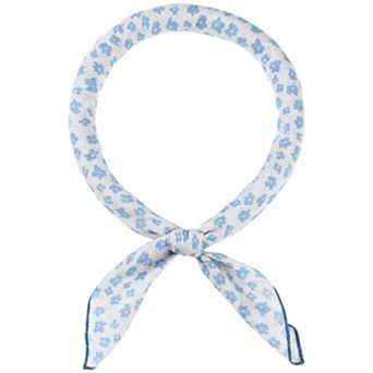 Women's Floral Printed Scarves Small Square Flowers Headscarf Neckerchief