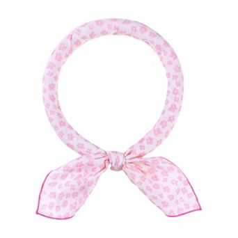 Women's Floral Printed Scarves Small Square Flowers Headscarf Neckerchief