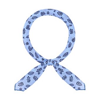 Women's Floral Printed Scarves Small Square Flowers Headscarf Neckerchief