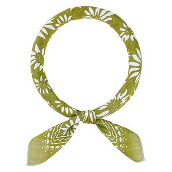 Women's Floral Printed Scarves Small Square Flowers Headscarf Neckerchief