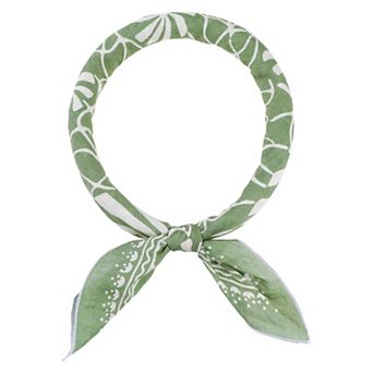 Women's Floral Printed Scarves Small Square Flowers Headscarf Neckerchief