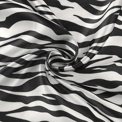 Women's Printed Satin Large Square Scarves Silky Neck Scarf Neckerchief Head Wrap