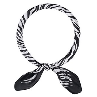 Women's Printed Satin Large Square Scarves Silky Neck Scarf Neckerchief Head Wrap