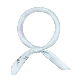 Women's Floral Printed Satin Square Scarf Headscarf Neck Scarves Neckerchief