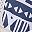 Geometric Navy Blue