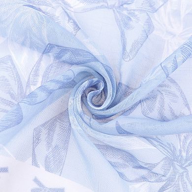 Women's Bow Printed Blended Cotton Scarves Small Square Headscarf Neckerchief