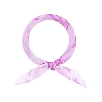 Women's Bow Printed Blended Cotton Scarves Small Square Headscarf Neckerchief