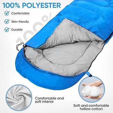 Portable Waterproof 4-Season Sleeping Bag for Camping, Hiking & Outdoor Use
