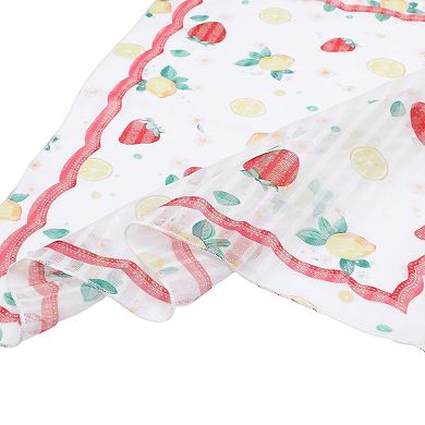 Floral Printed Scarves Small Square for Women Flowers Headscarf Neckerchief