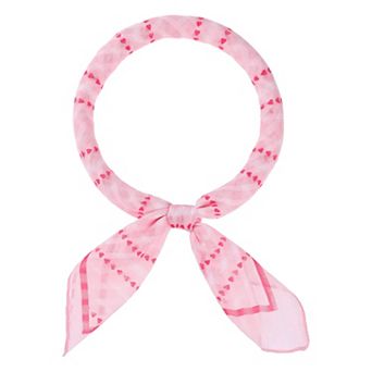 Floral Printed Scarves Small Square for Women Flowers Headscarf Neckerchief