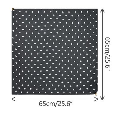 Women's Square Scarf with Magnetic Buckle Head Scarf Scarves for Prom