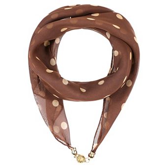 Women's Square Scarf with Magnetic Buckle Head Scarf Scarves for Prom