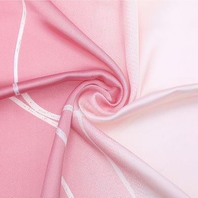 Women's Gradient Printed Satin Square Scarves Hairband Headscarf Neckerchief