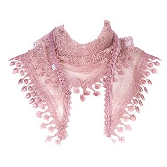 Women's Lace Floral Mantilla Triangle Scarves Chapel Church Head Covering