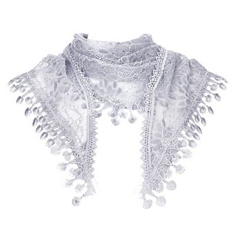 Women's Lace Floral Mantilla Triangle Scarves Chapel Church Head Covering