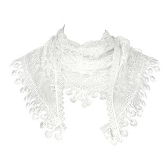 Women's Lace Floral Mantilla Triangle Scarves Chapel Church Head Covering