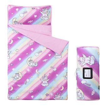 Soft Lightweight Travel Nap Mat with Pillow & Blanket: Perfect for Toddlers