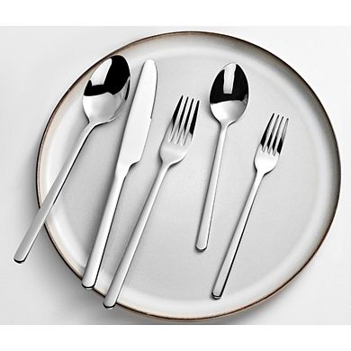 Great Ambitions 20-Piece Silverware Set for 4, 18/10 Stainless Steel, Mirror Polished