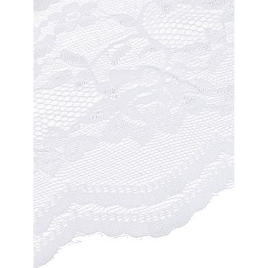 Lace Floral Mantilla Infinity Veils for Women Church Head Covering Scarves