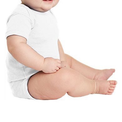 Mafoose Infant Short Sleeve Baby Rib Bodysuit