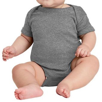 Mafoose Infant Short Sleeve Baby Rib Bodysuit