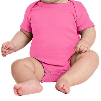 Mafoose Infant Short Sleeve Baby Rib Bodysuit