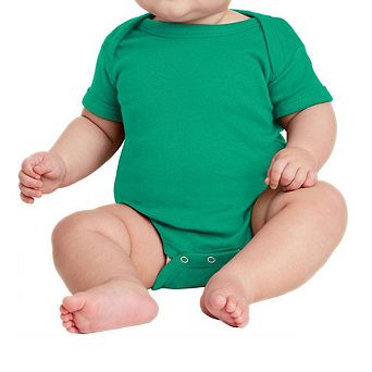 Mafoose Infant Short Sleeve Baby Rib Bodysuit