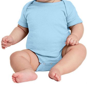 Mafoose Infant Short Sleeve Baby Rib Bodysuit