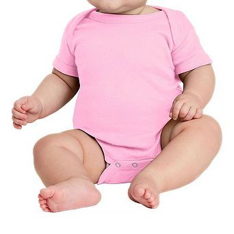 Mafoose Infant Short Sleeve Baby Rib Bodysuit
