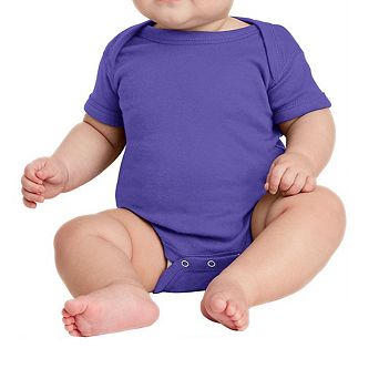 Mafoose Infant Short Sleeve Baby Rib Bodysuit
