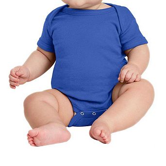 Mafoose Infant Short Sleeve Baby Rib Bodysuit