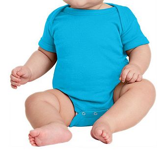 Mafoose Infant Short Sleeve Baby Rib Bodysuit