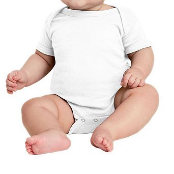Mafoose Infant Short Sleeve Baby Rib Bodysuit