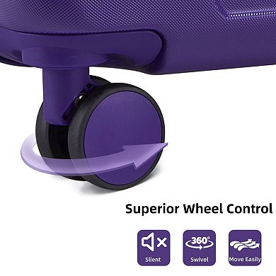 6-Piece Spinner Luggage Sets with Duffel Bags, Hardside Expandable Suitcases