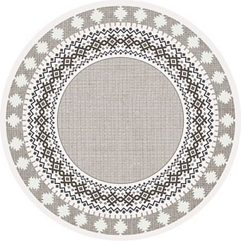 Retro Geometric Tablecloth, Decorative Table Cover for Dining Room