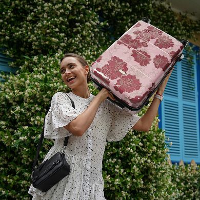 5-Piece Hardside Luggage Set, Includes Handbag & Case