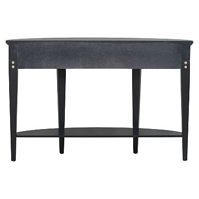 Whisen Curved Console Table with 3 Drawers and 1 Shelf
