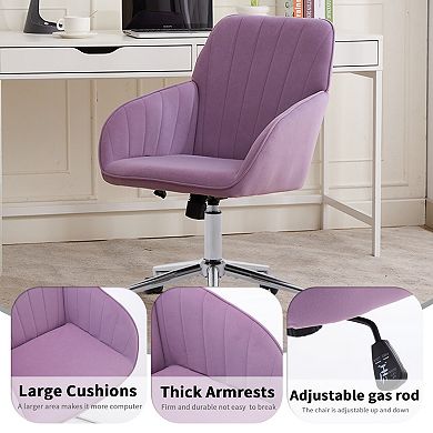 Adjustable Swivel Home Office Chair with High Backrest